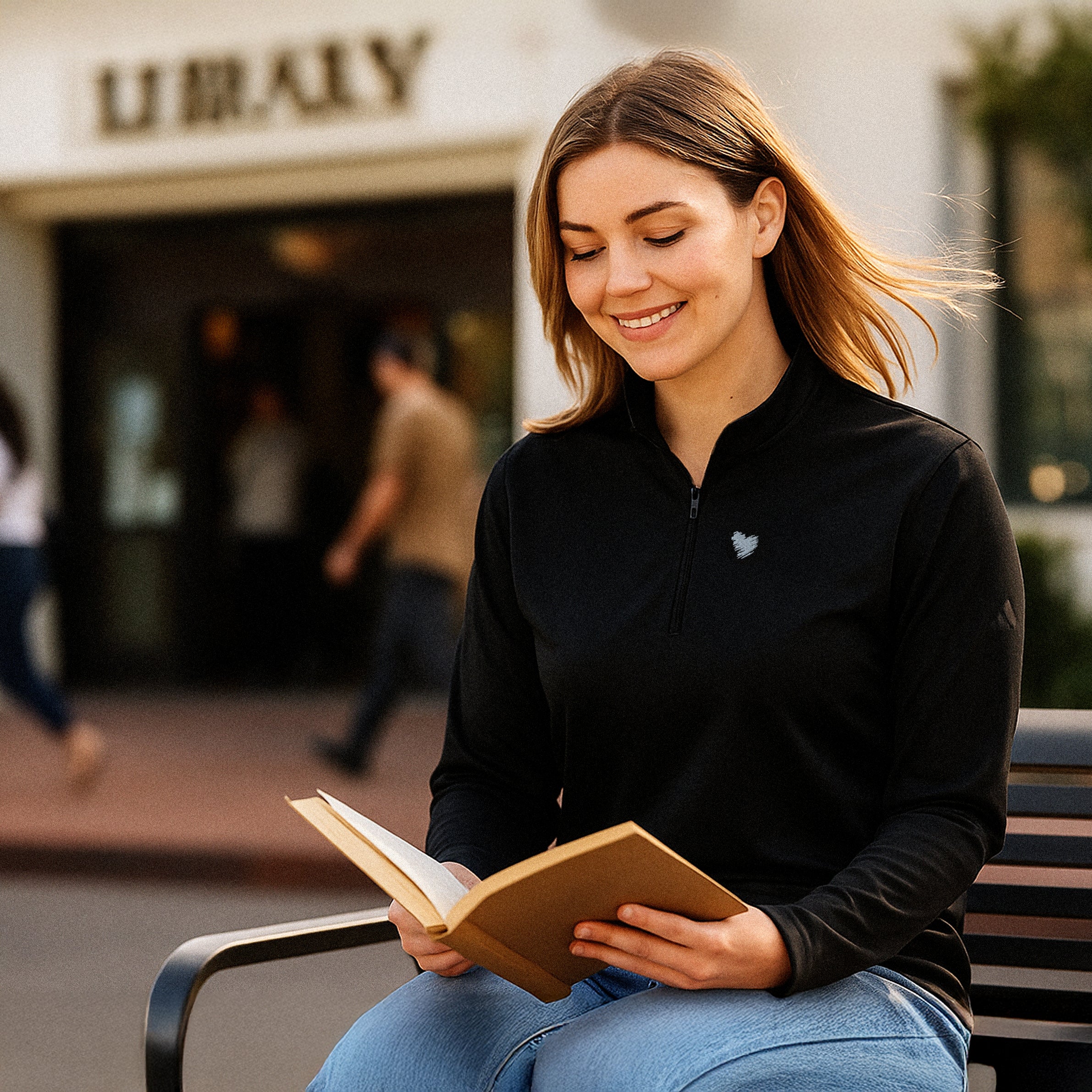 Heart Pullover - Adidas, Gray Embroidery