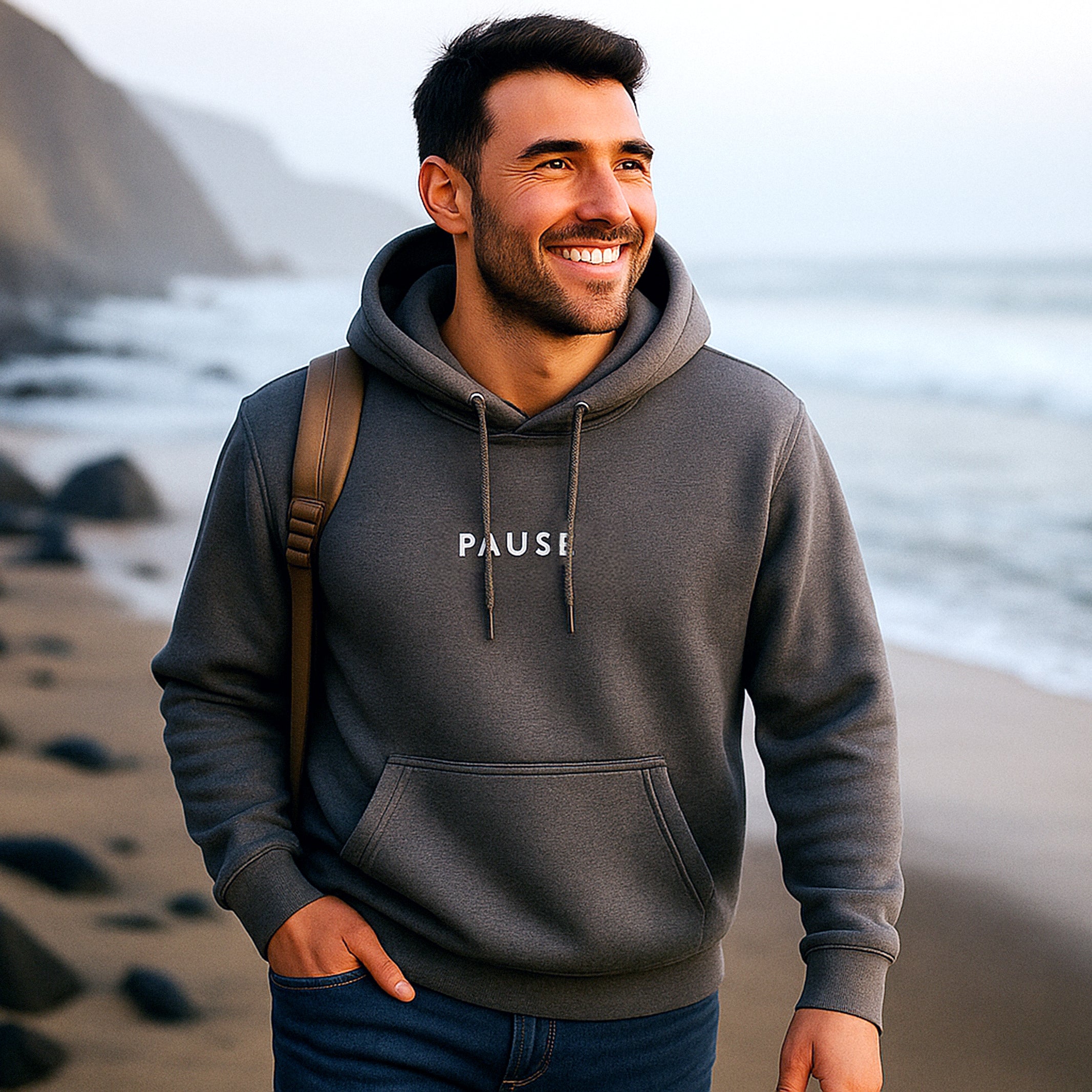 Pause Hoodie - Signature Gray