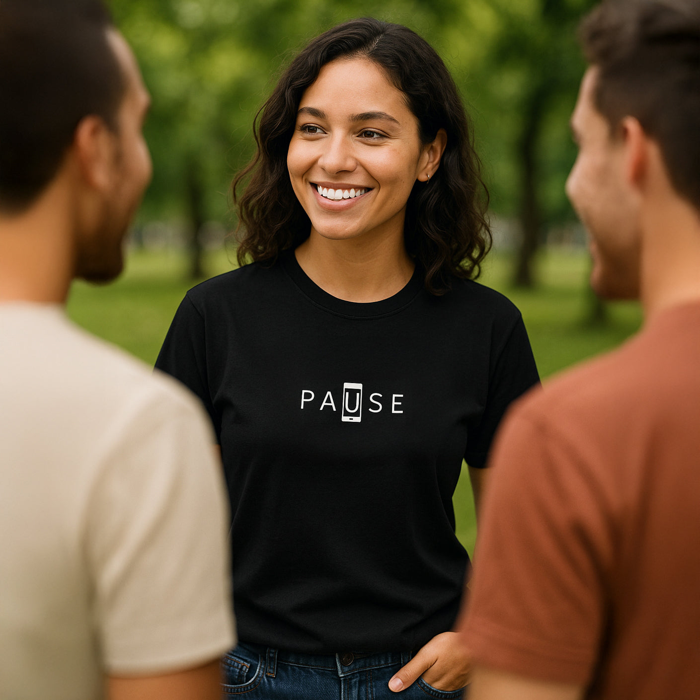 Digital Pause Tee Shirt - Black