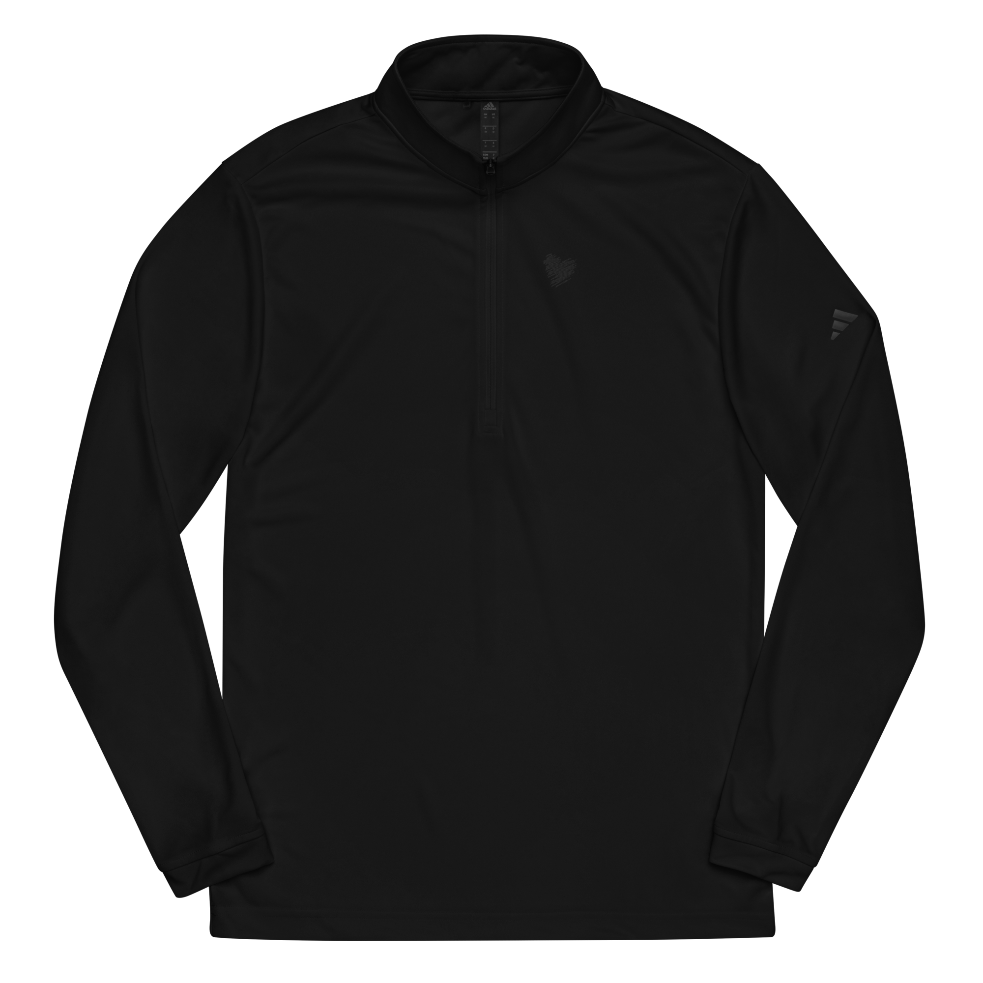 Heart Pullover - Adidas, Black Embroidery