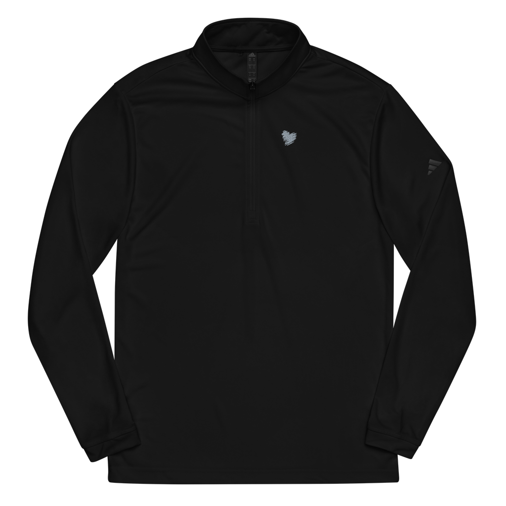 Heart Pullover - Adidas, Gray Embroidery