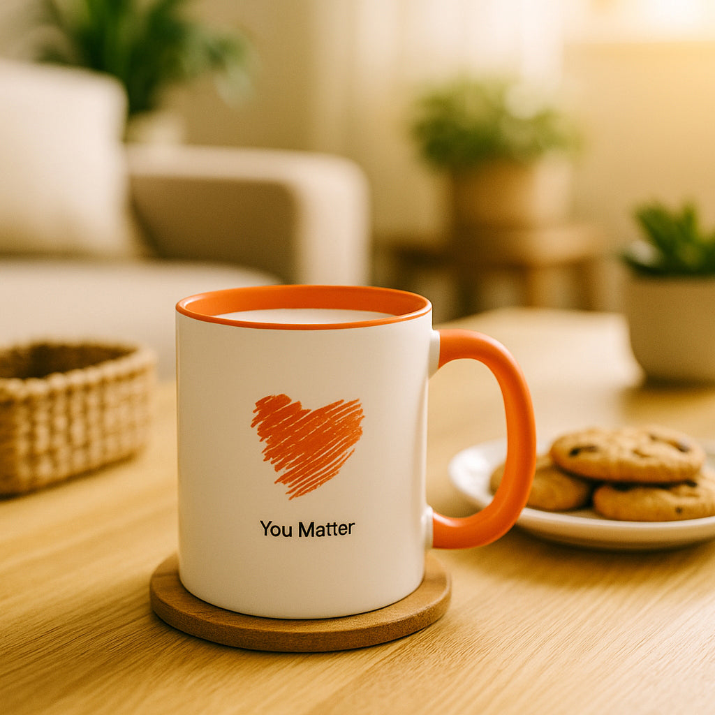 You Matter Mug - Orange (or Mix and Match)