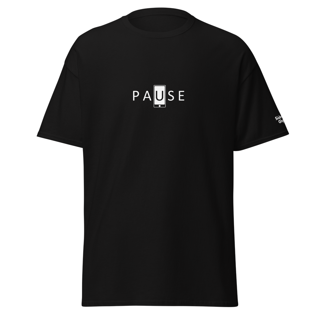 Digital Pause Tee Shirt - Black