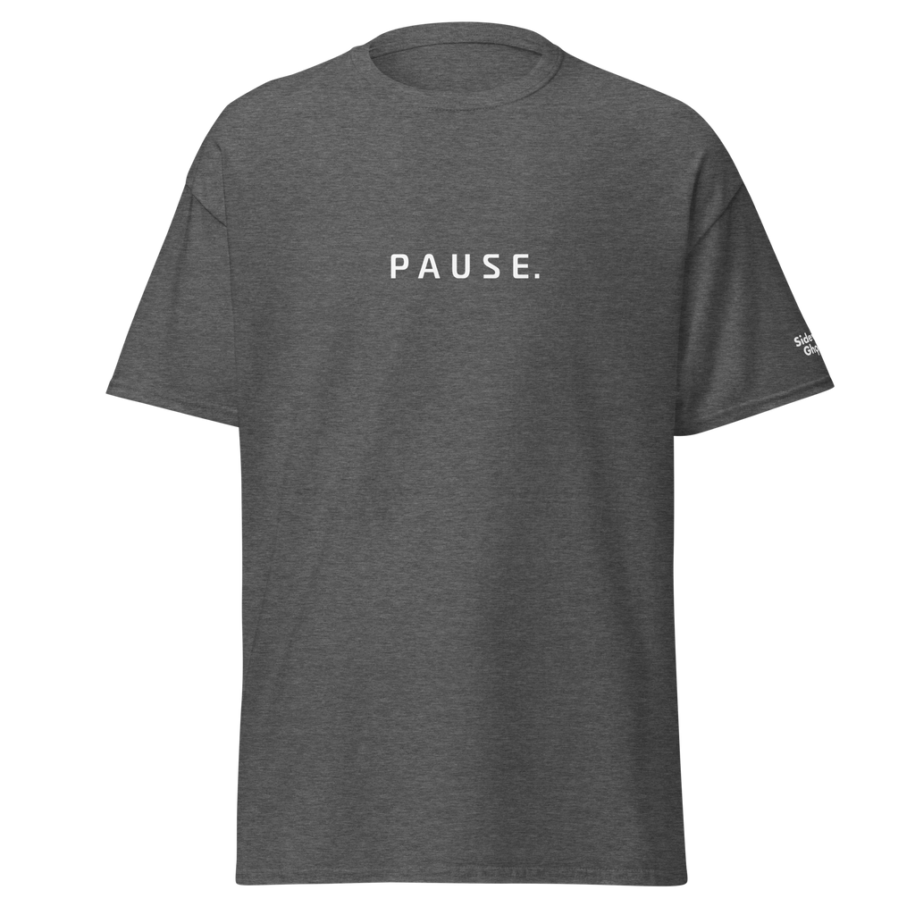 Pause Tee Shirt - Signature Gray